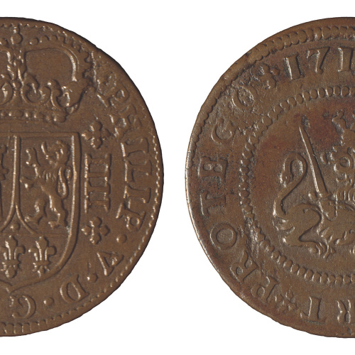image for: Felip V d&#039;Espanya - 4 maravedisos - 1718