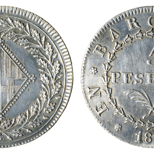 image for: Ocupació francesa - 5 pessetes - 1812