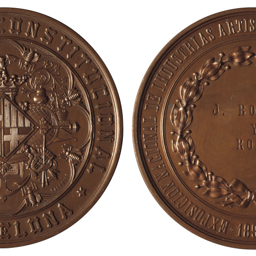 image for: Solá y Camats. Barcelona - Exposició Nacional d&#039;Indústries Artístiques i Internacional de Reproduccions - 1892