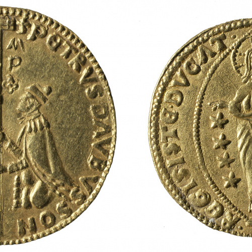 image for: Pierre d&#039;Aubusson, gran mestre de l&#039;orde de Sant Joan de Jerusalem - Ducat - 1476-1503