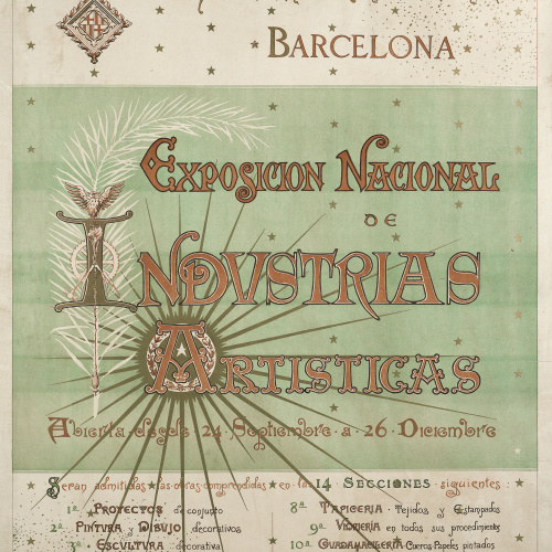 image for: Josep Lluís Pellicer - Exposición Nacional de Industrias Artísticas - 1892