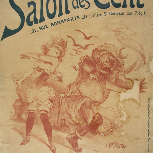 image for: Adolphe Léon Willette - Salon des Cent - 1897