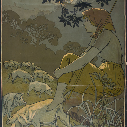 image for: Alexandre de Riquer - [Juan Torra. Fábrica de salchichón] - 1899