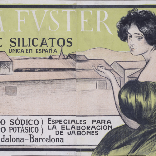image for: Ramon Casas - M. Fvster. Fabricación de silicatos - 1898