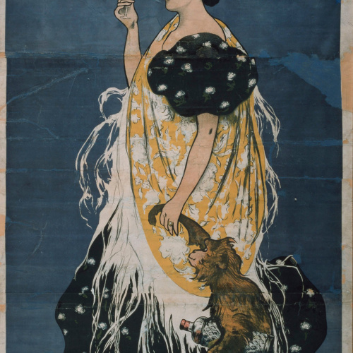 image for: Ramon Casas - Anís del Mono (Mono y mona) - 1898