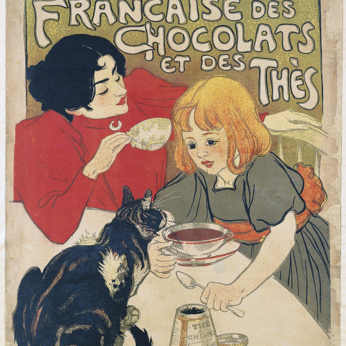 image for: Théophile Alexandre Steinlen - Compagnie Francaise des Chocolats et des Thès - 1895
