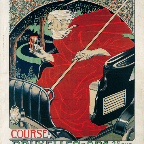 image for: Georges Gaudy - Automobile Club Belgique. Course Bruxelles - Spa - 1898