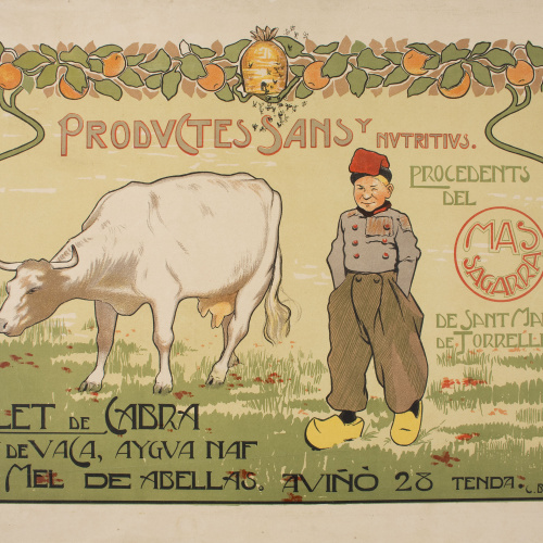 image for: Antoni Utrillo - Productes sans y nutritius procedents del Mas Sagarra - 1902