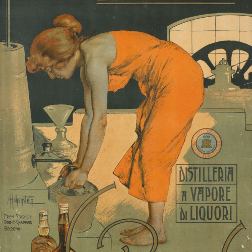 image for: Adolf Hohenstein - Il vero Amaro Felsina - Anterior a 1903