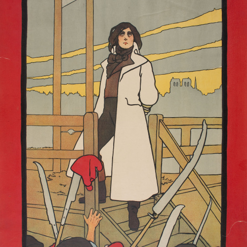 image for: John Hassall - The Only Way - 1899 o anterior