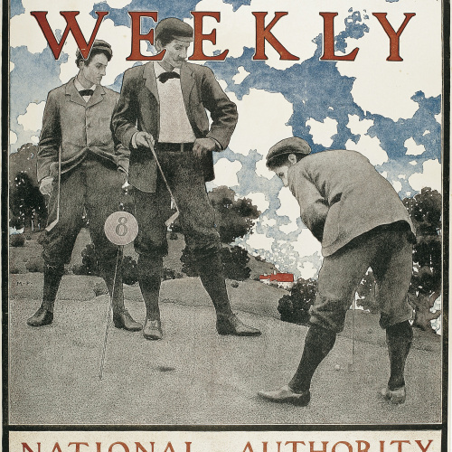 image for: Maxfield Parrish - Harper&#039;s Weekly. National Authority on Amateur Sport - Anterior a 1897