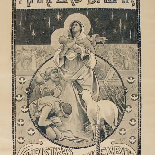image for: William Martin Johnson - Harper&#039;s Bazar. Christmas Announcements - 1893