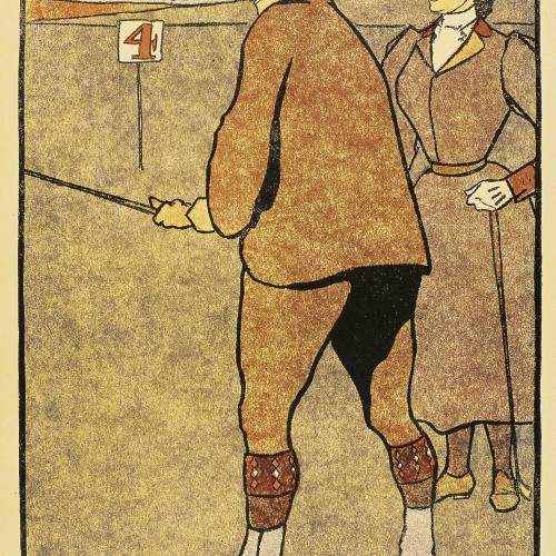 image for: Edward Penfield - May (Golf Calendar) - 1899