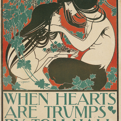 image for: William Henry Bradley - When Hearts Are Trumps by Tom Hall - 1894