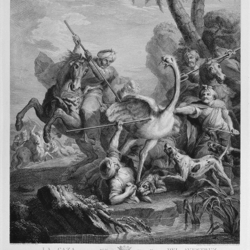 image for: Blai Ametller - La caça de l&#039;estruç - 1803