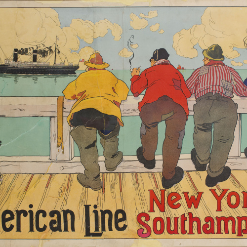image for: Henri Cassiers - American Line. New York Southampton - 1900
