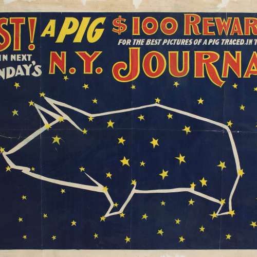 image for: Anònim - Lost! a Pig (N. Y. Journal) - Anterior a 1903