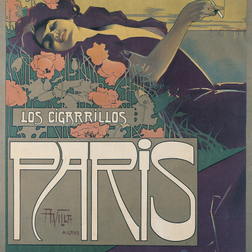 image for: Aleardo Villa - Cigarrillos París - 1901