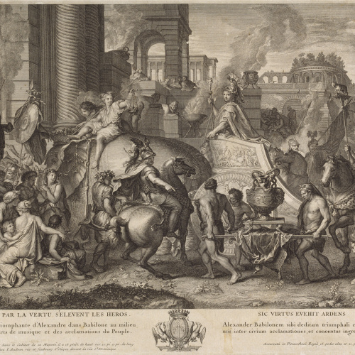 image for: Jean Audran - Entrada d&#039;Alexandre el Gran a Babilònia - 1703-1708