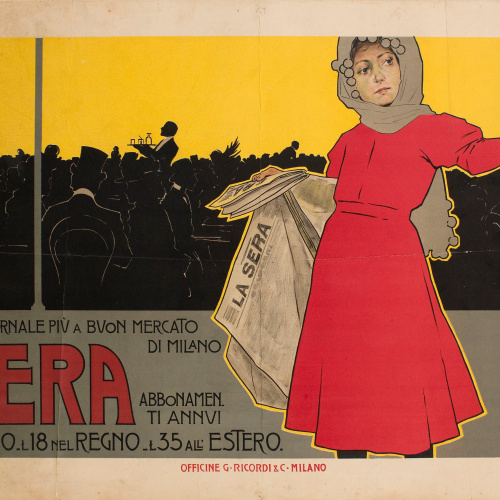 image for: Leopoldo Metlicovitz - La Sera - 1892