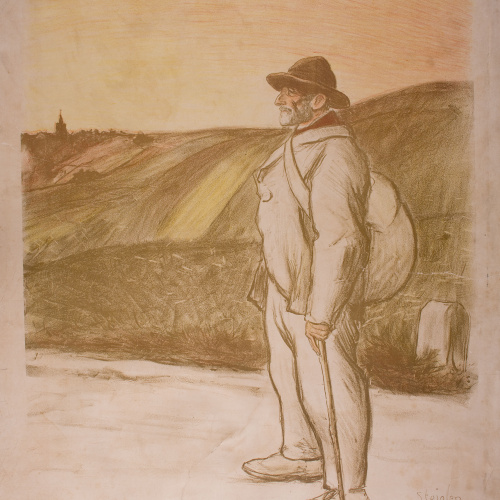 image for: Théophile Alexandre Steinlen - [Le Chemineau] - 1896
