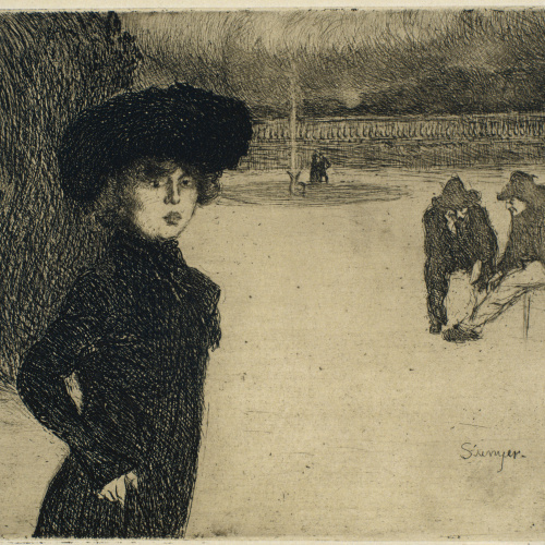 image for: Joaquim Sunyer - Jardins del Luxemburg - Cap a 1900