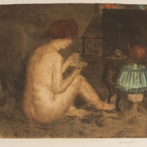 image for: Joaquim Sunyer - Estudi de nu - Cap a 1907