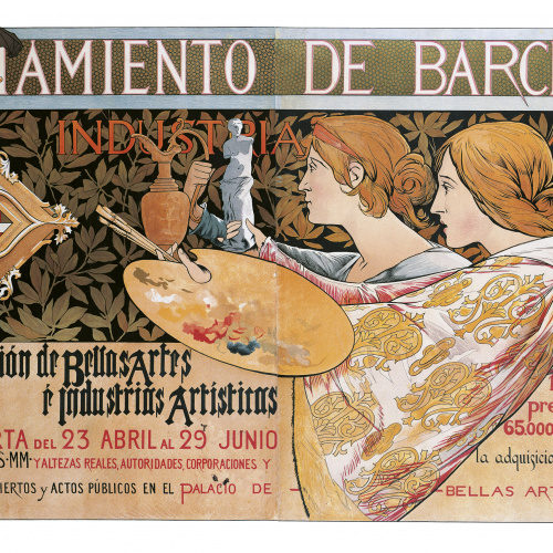 image for: Alexandre de Riquer - 3ra. Exposición de Bellas Artes é Industrias Artísticas - 1896