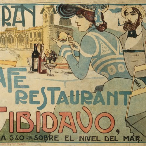 image for: Ricard Opisso - Gran Cafe Restaurant Tibidavo - 1902