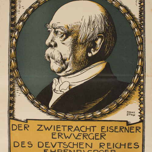 image for: Franz von Stuck - Der Zwietracht Eiserner Erwverger - Cap a 1890-1910