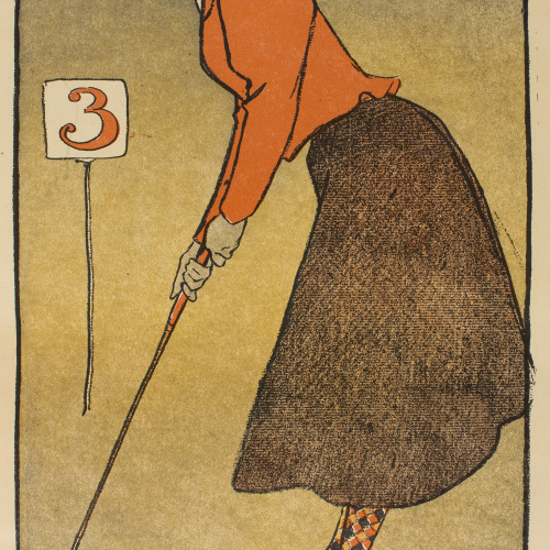 image for: Edward Penfield - March, April (Golf Calendar) - 1899