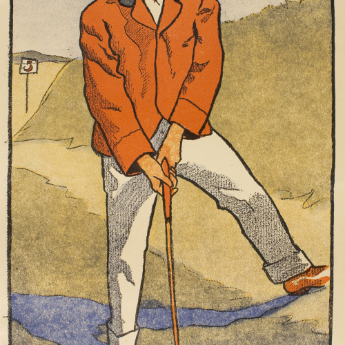 image for: Edward Penfield - June, July (Golf Calendar) - 1899