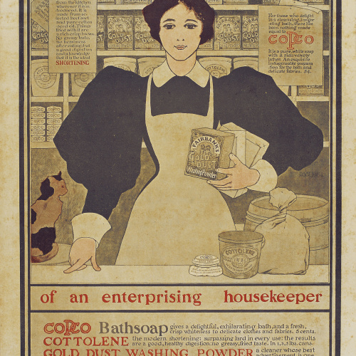 image for: Maxfield Parrish - Copco Bathsoap - 1896