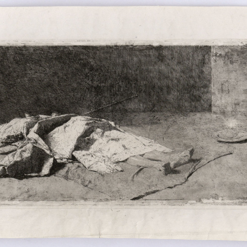 image for: Marià Fortuny - Cabilenc mort - 1867