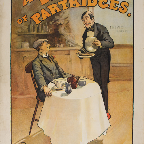 image for: John Hassall - A Brace of Partridges. - 1898