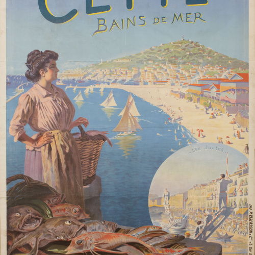 image for: Toussaint Roussy - Cette Bains de mer - Anterior a 1903