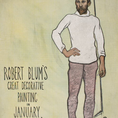 image for: William Sergeant Kendall - Robert Blum&#039;s Great Decorative Painting in January Scribner&#039;s - Cap a 1895-1896