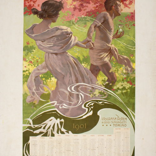 image for: Adolf Hohenstein - Litografia Doyen - 1901
