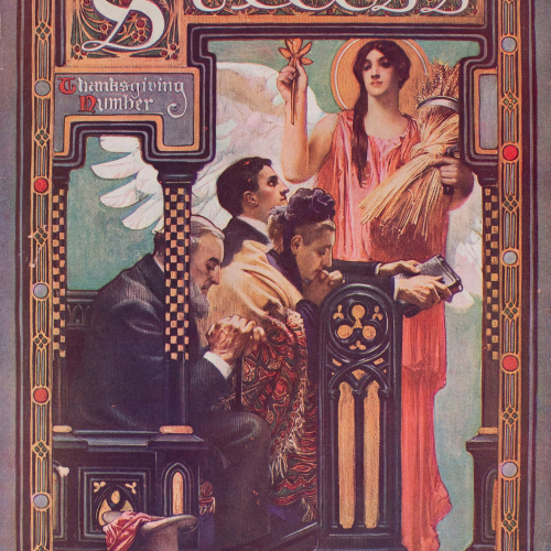 image for: Joseph Christian Leyendecker - Success. Thanksgiving Number - 1901