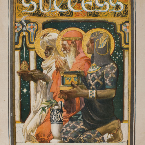 image for: Joseph Christian Leyendecker - Success. Christmas Number 1900 - 1900