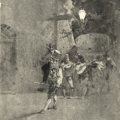 image for: Marià Fortuny - Ronda nocturna - Cap a 1863-1865