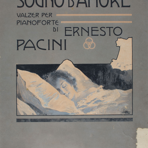 image for: Leopoldo Metlicovitz - Sogno d&#039;amore - Cap a 1900