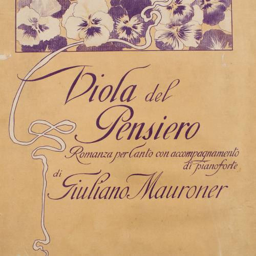 image for: Anònim - Viola del Pensiero. Romanza per Canto - Cap a 1890-1902