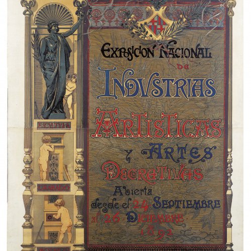 image for: Josep Lluís Pellicer - Exposicion Nacional de Industrias Artisticas y Artes Decorativas - 1892