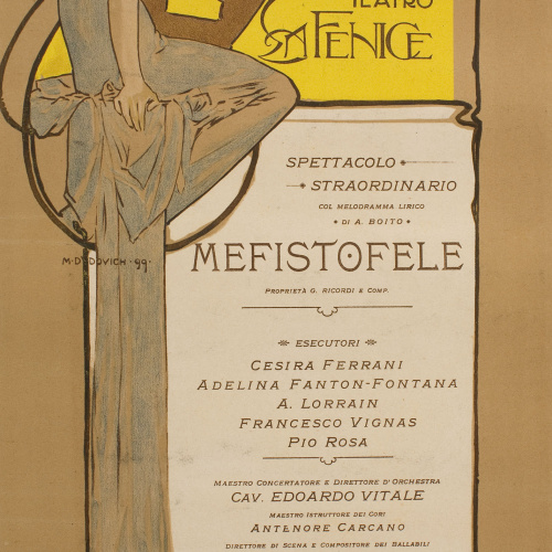 image for: Marcello Dudovich - 1899. IIIª Esposizione Internazionale d&#039;Arte Venezia - 1899