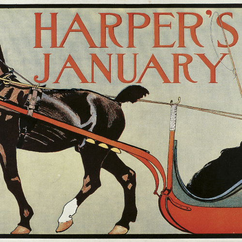 image for: Edward Penfield - Harper&#039;s. January - 1899