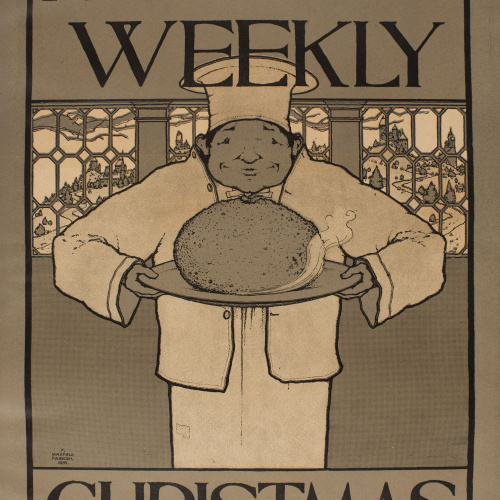 image for: Maxfield Parrish - Harper&#039;s Weekly. Christmas - 1895