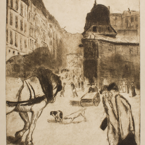 image for: Joaquim Sunyer - Cantonada d&#039;un carrer de Belleville - Cap a 1901