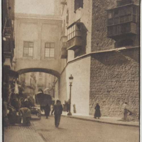 image for: Joaquim Pla Janini - Alrededores de Santa Maria del Mar - 1936