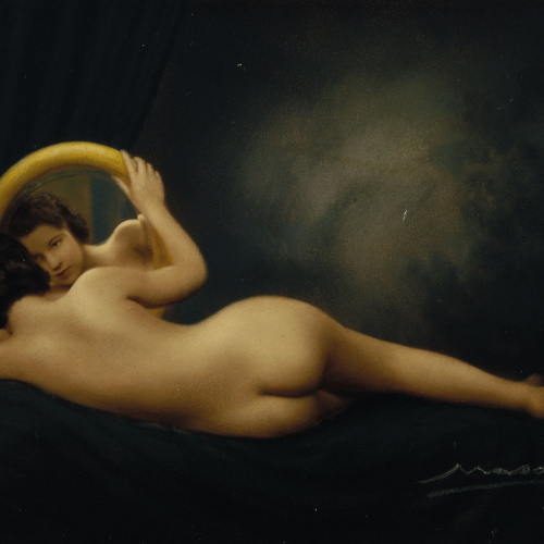 image for: Josep Masana - Sense títol [La dama del mirall] - No datat